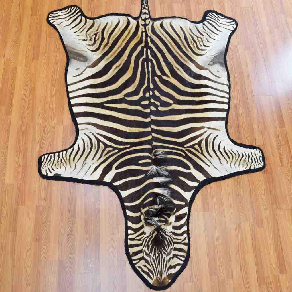 Zebra skin pillows
